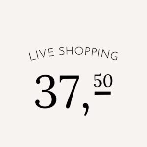 Live shopping  37,50