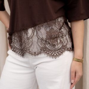 Yvie Shirt Bruin